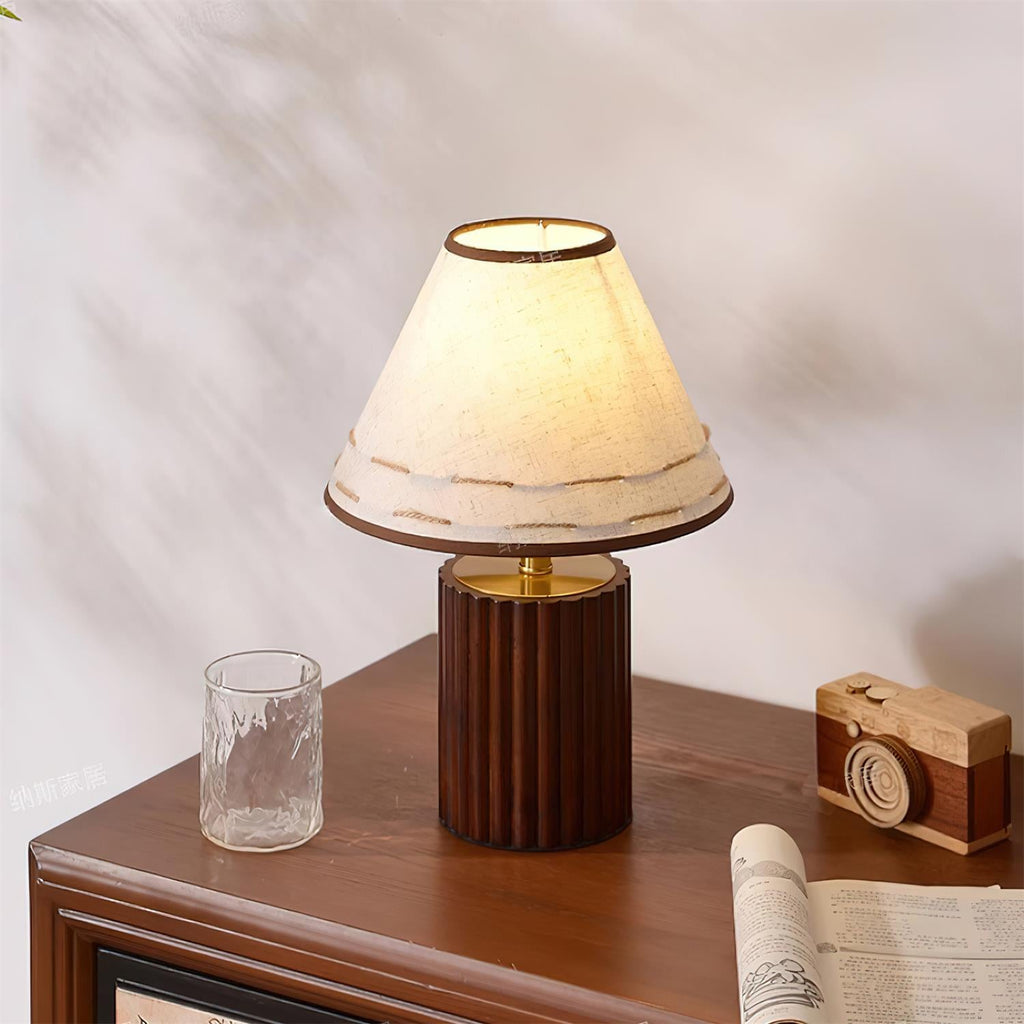 Brooke Wooden Table Lamp