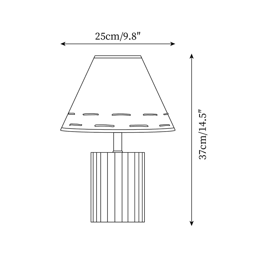 Brooke Wooden Table Lamp