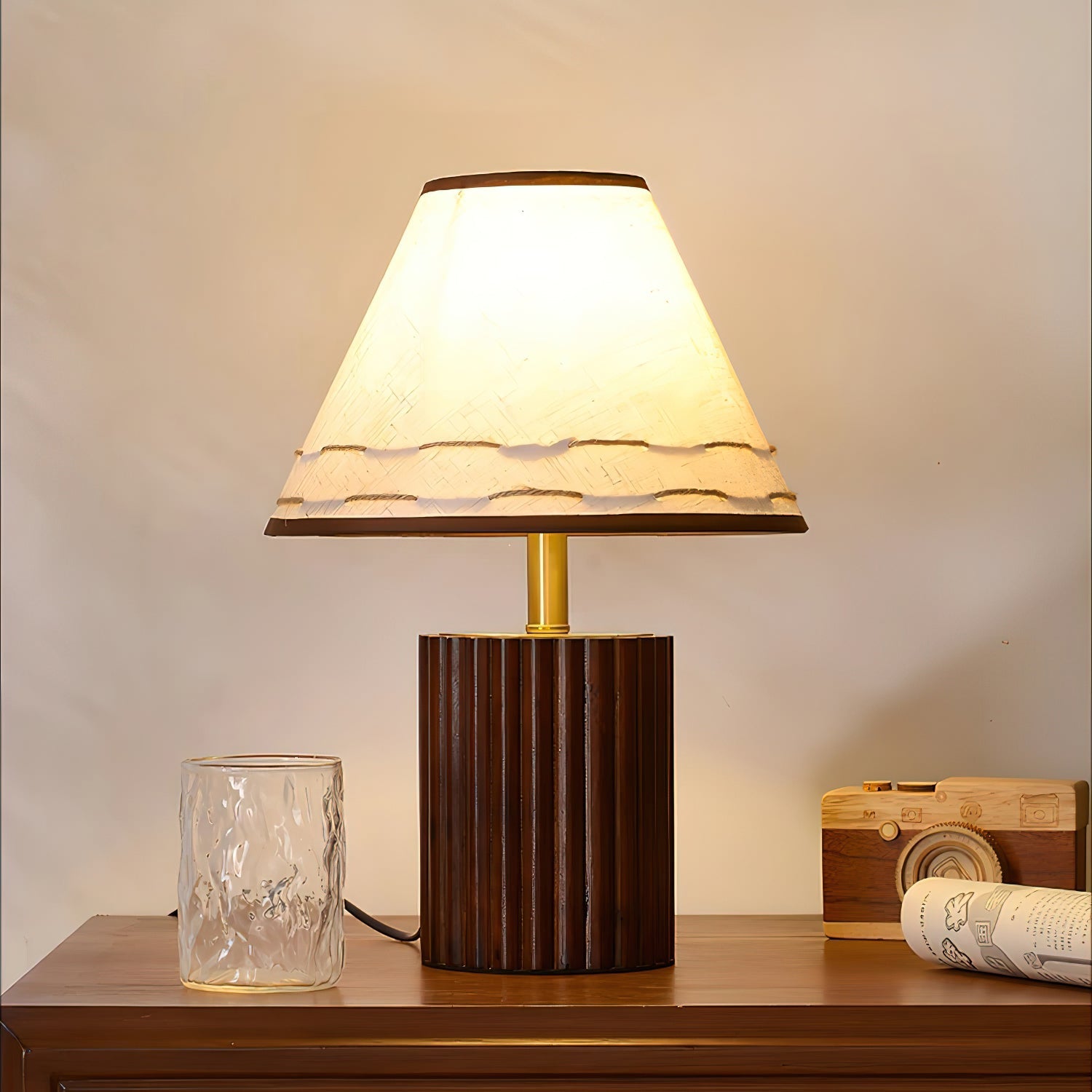 Brooke Wooden Table Lamp