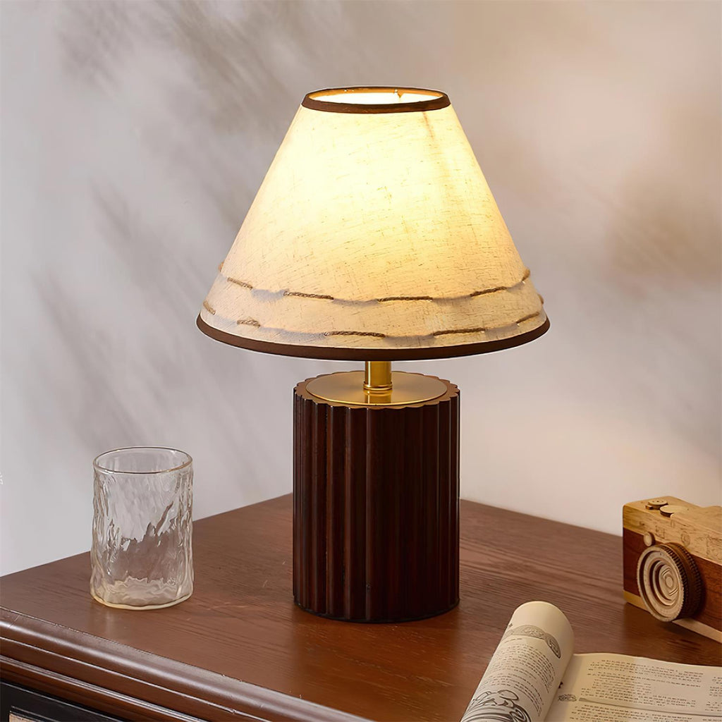 Brooke Wooden Table Lamp
