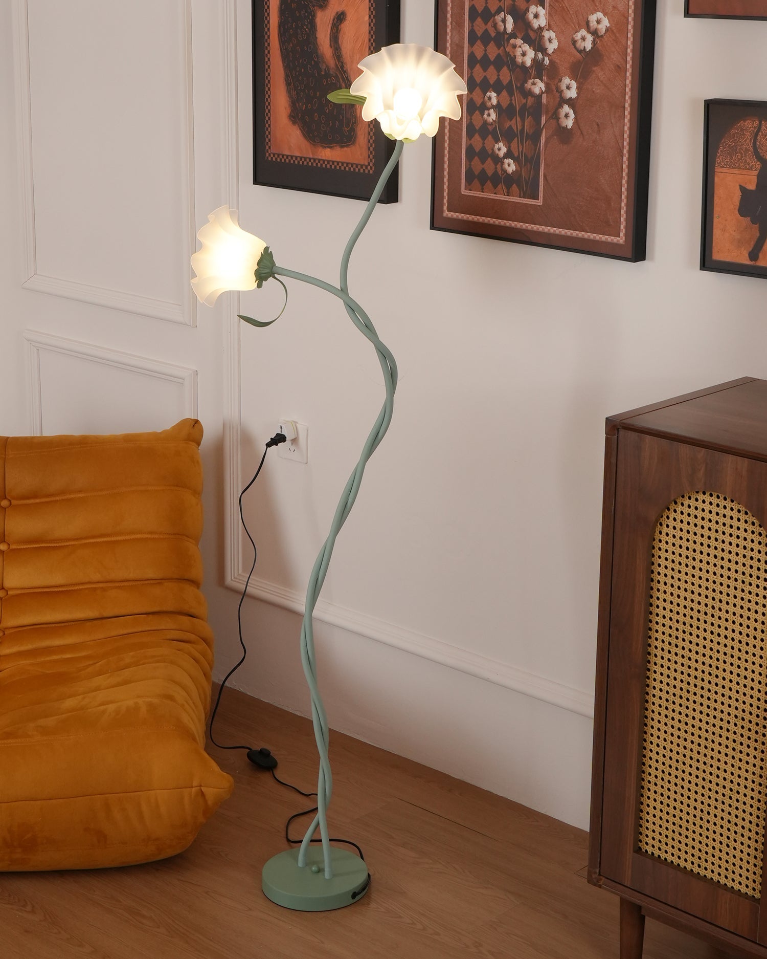 Calla Flowers Floor Lamp
