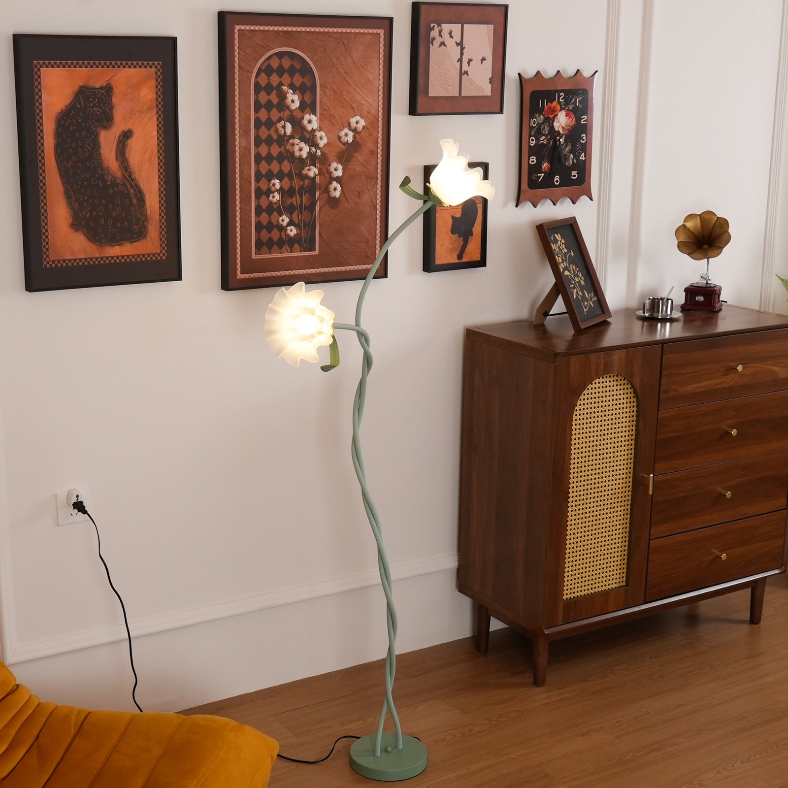 Calla Flowers Floor Lamp