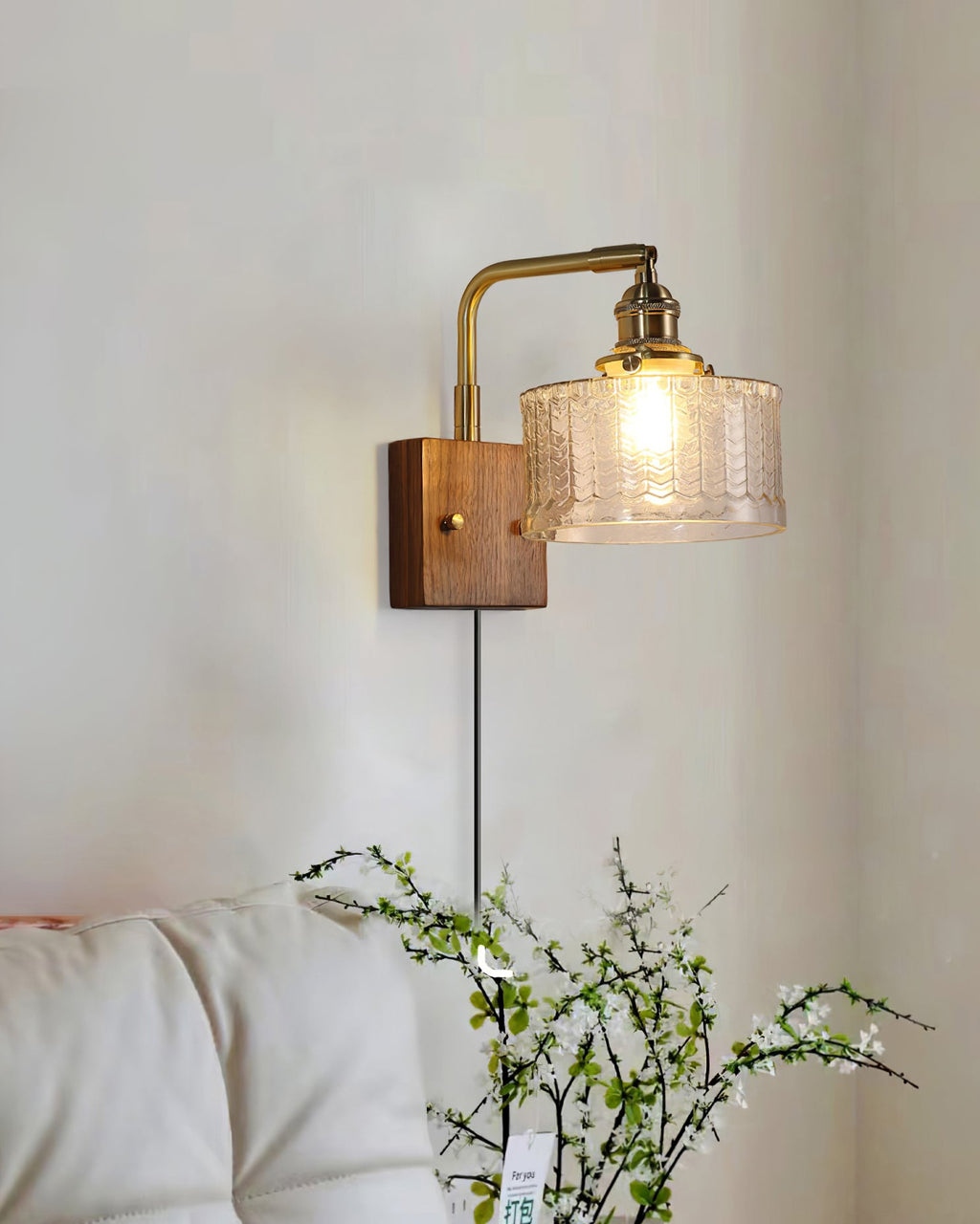 Cavella Plug In Wall Lamp