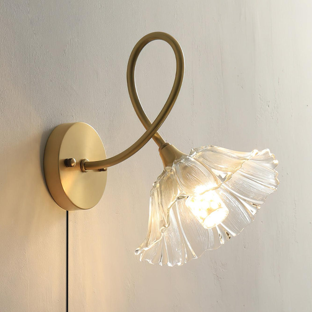 Century Lotus Leaf Plug In Wall Lmap