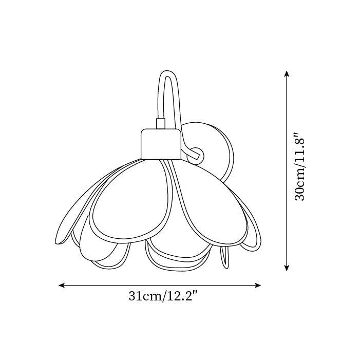Ciena Petal Wall Light