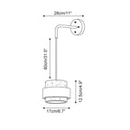 Cole Travertine Wall Lamp