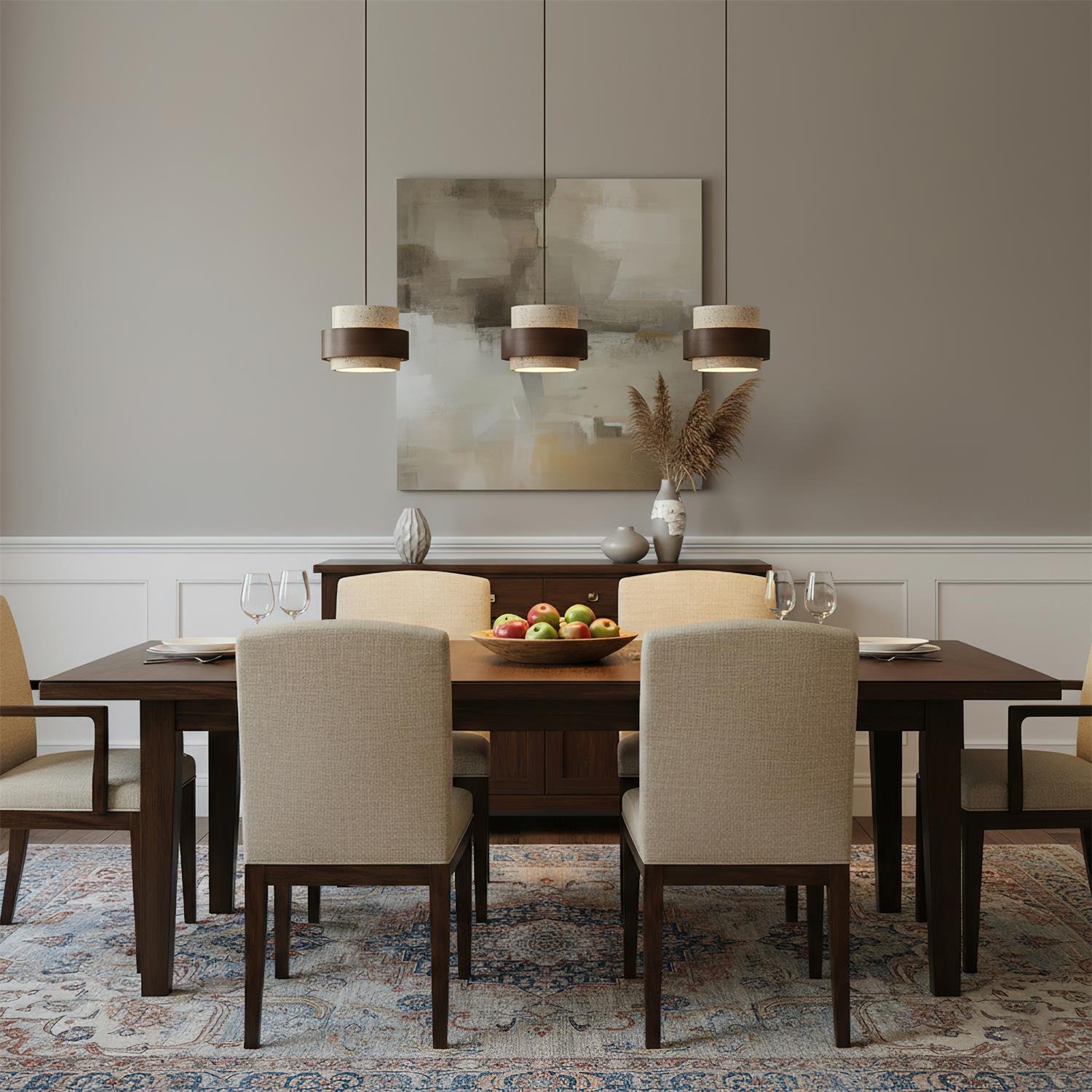 Cole Travertine Pendant Lamp