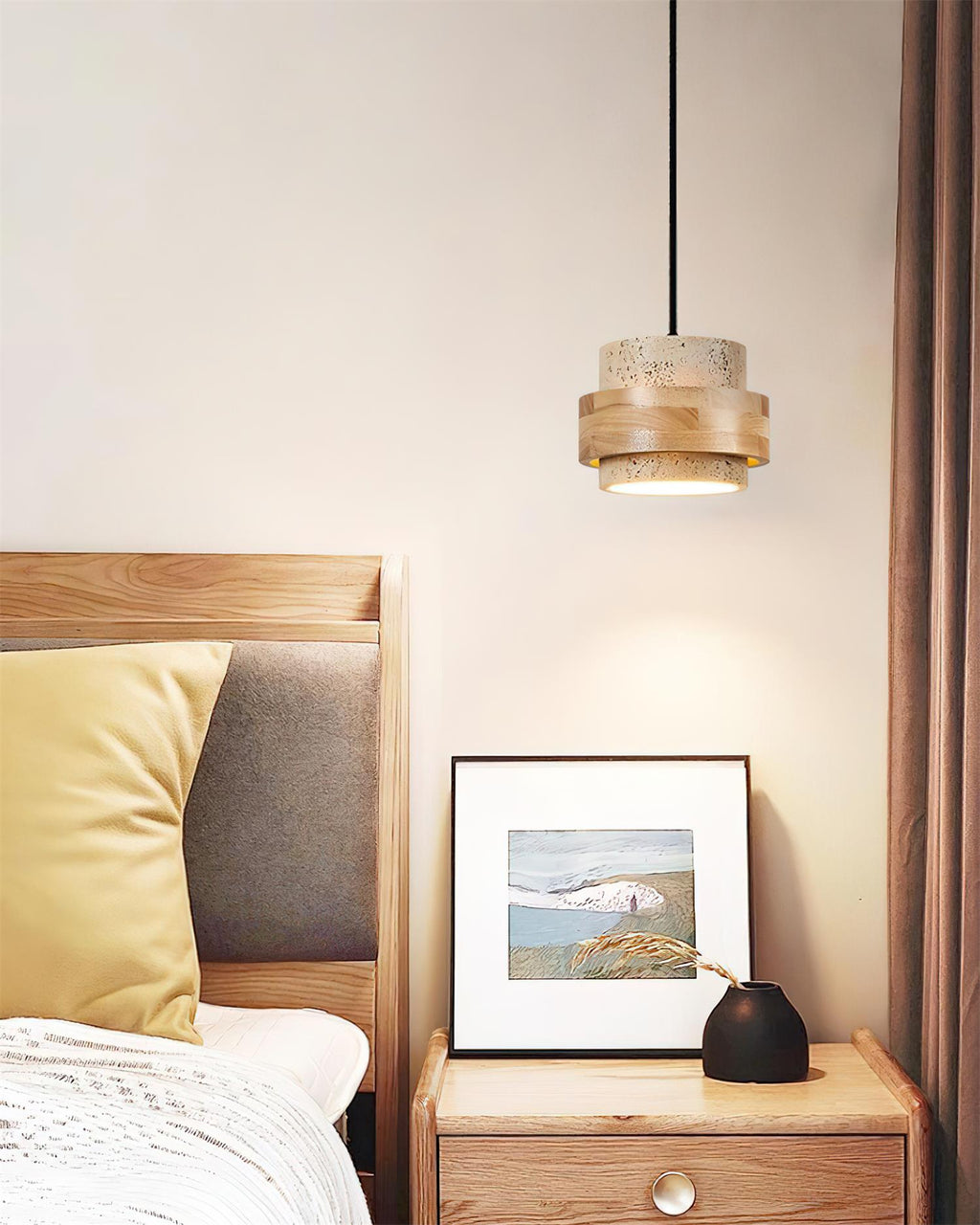 Cole Travertine Pendant Lamp