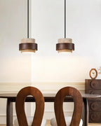 Cole Travertine Plug In Pendant Lamp