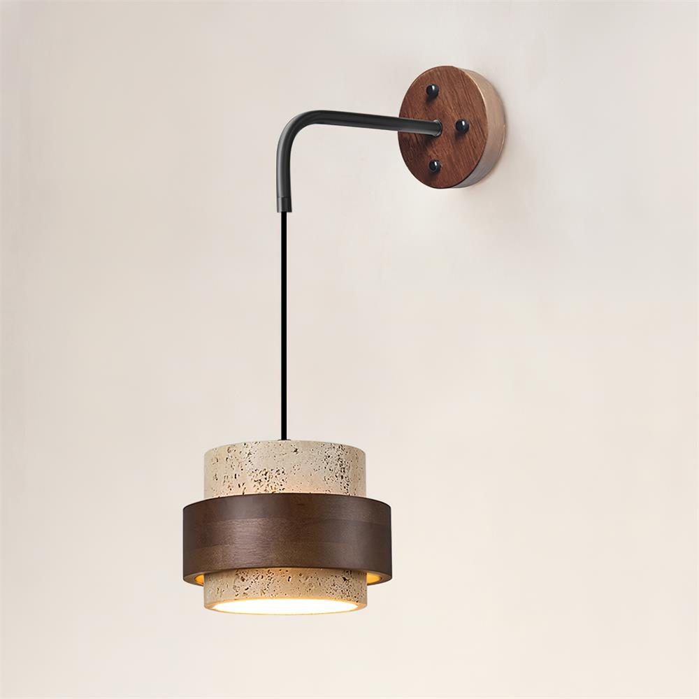 Cole Travertine Wall Lamp