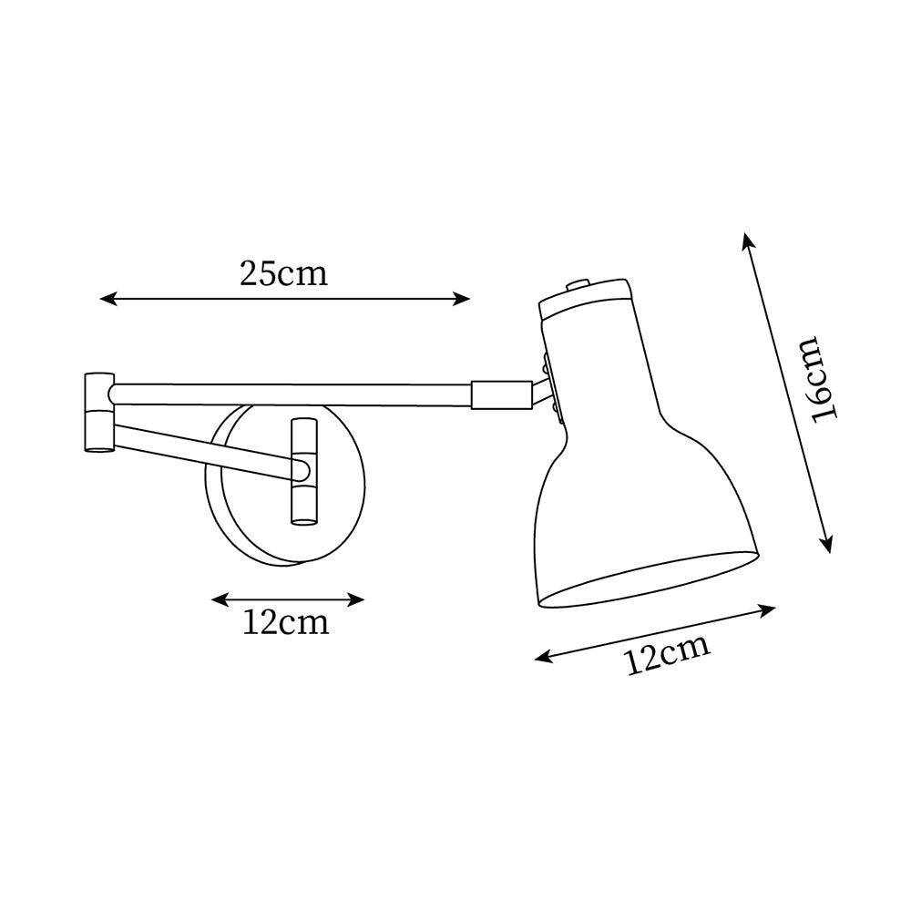 Collin Adjustable Wall Lamp