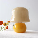 Cream Mushroom Table Lamp