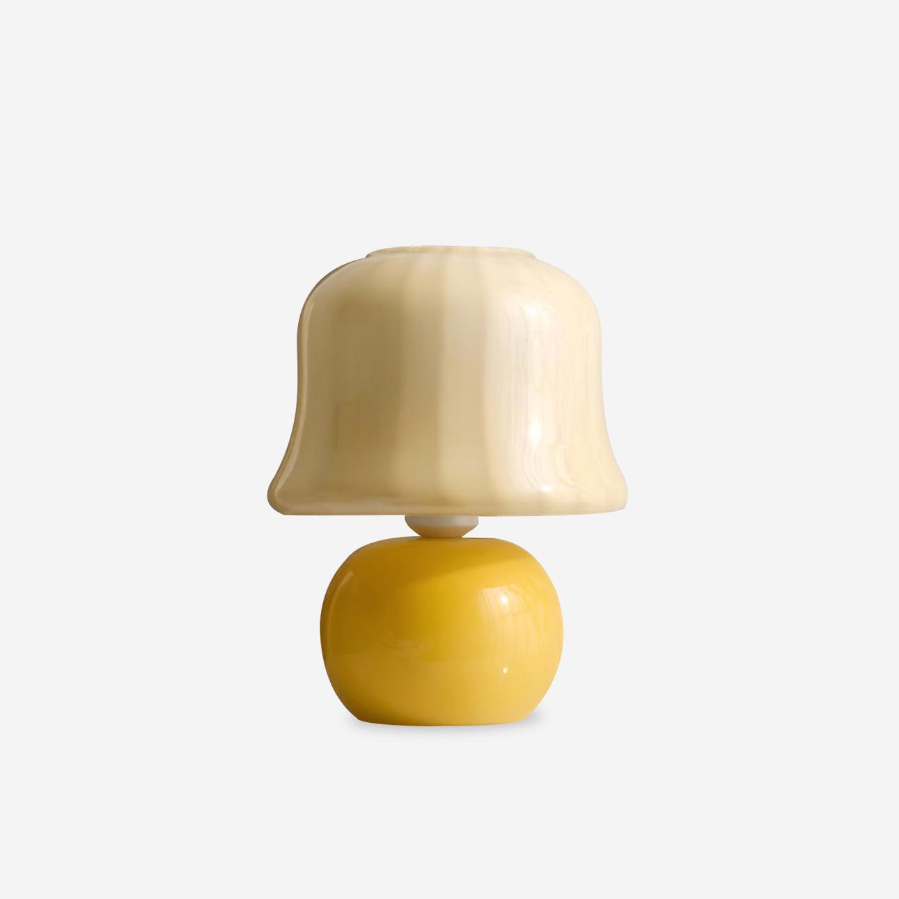 Cream Mushroom Table Lamp