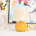 Cream Mushroom Table Lamp