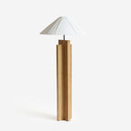 Crossbase Wooden Floor Lamp