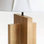 Crossbase Wooden Floor Lamp