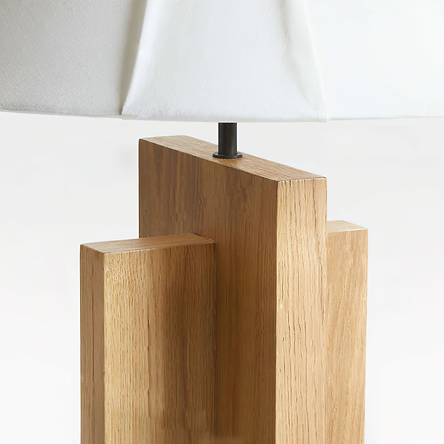 Crossbase Wooden Floor Lamp