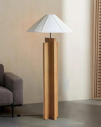 Crossbase Wooden Floor Lamp