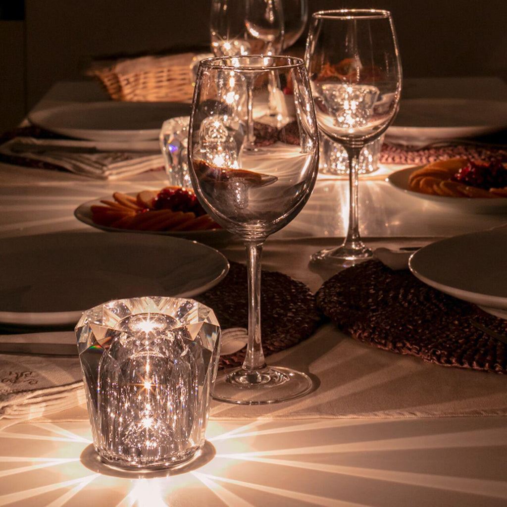 Crystal Diamond Table Lamp (built-in battery)