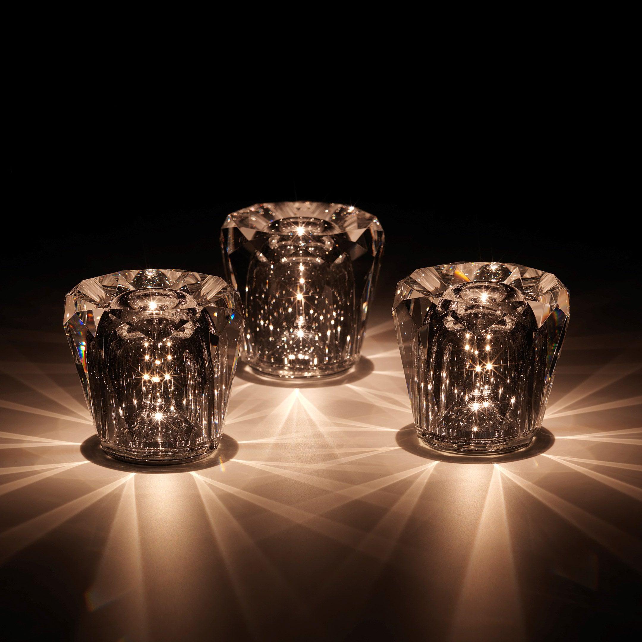 Crystal Diamond Table Lamp (built-in battery)