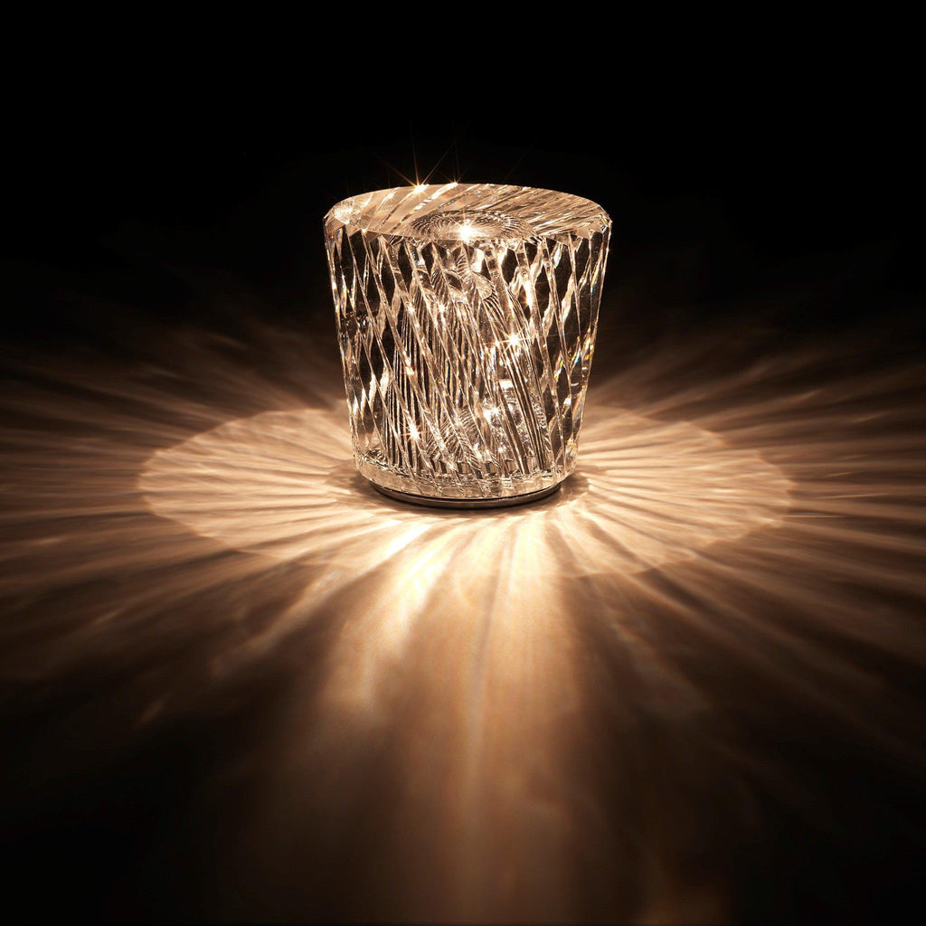 Crystal Diamond Table Lamp (built-in battery)