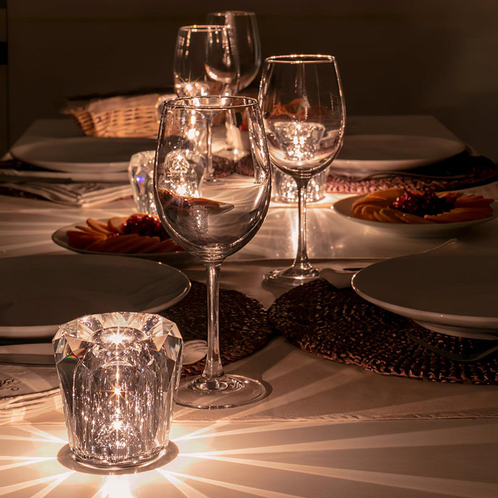 Crystal Diamond Table Lamp (built-in battery)