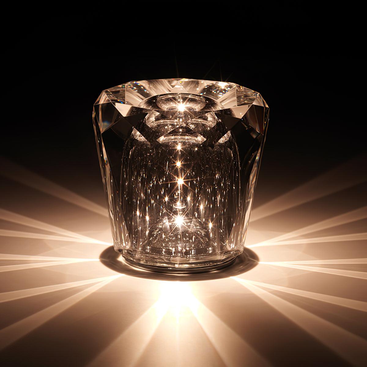 Crystal Diamond Table Lamp (built-in battery)