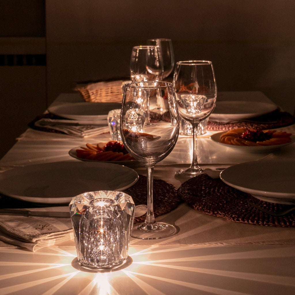 Crystal Diamond Table Lamp (built-in battery)
