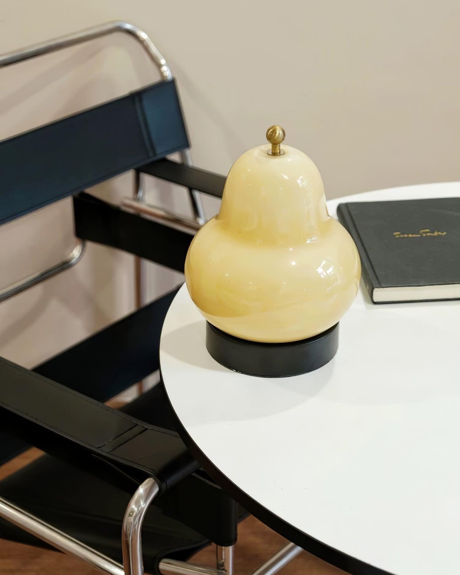 Cute Pear Table Lamp  (built-in battery)