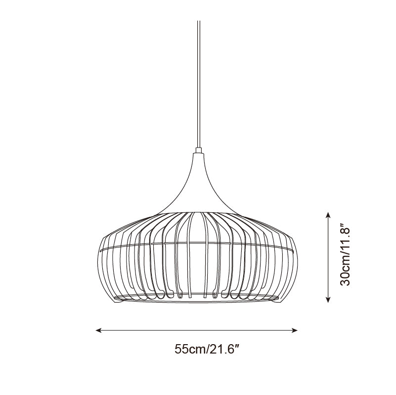 Din Wood Pendant Lamp