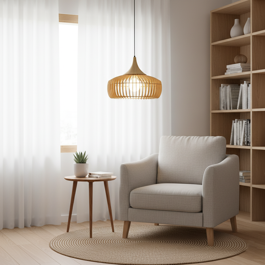 Din Wood Pendant Lamp