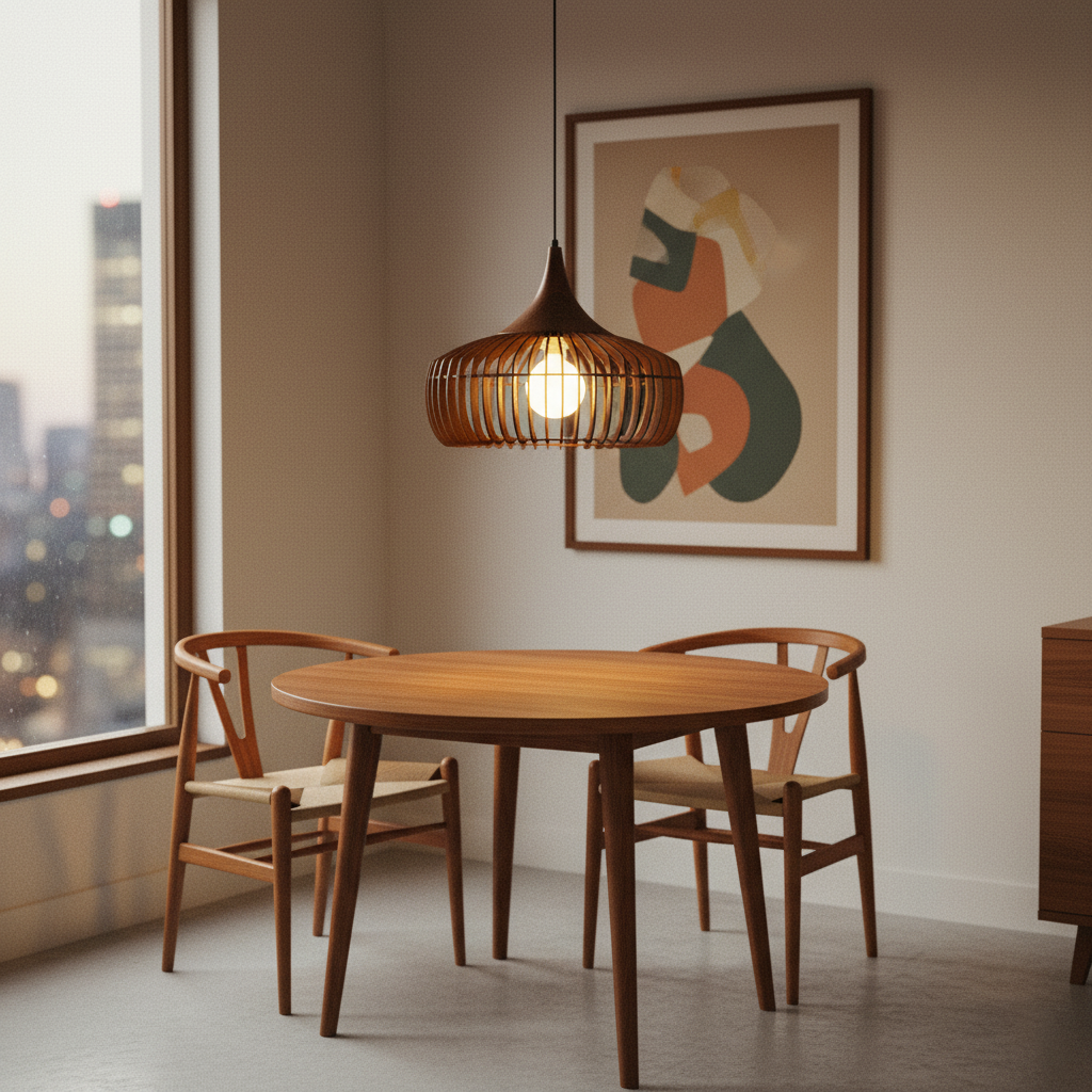 Din Wood Pendant Lamp