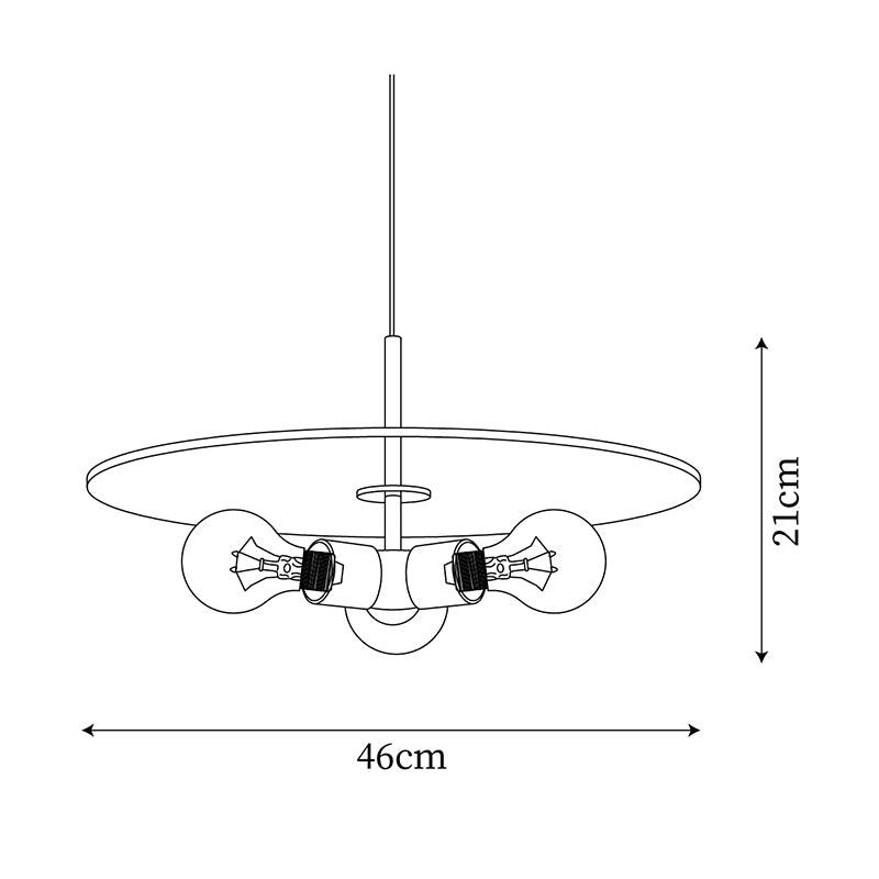 Driti Brass Pendant Lamp