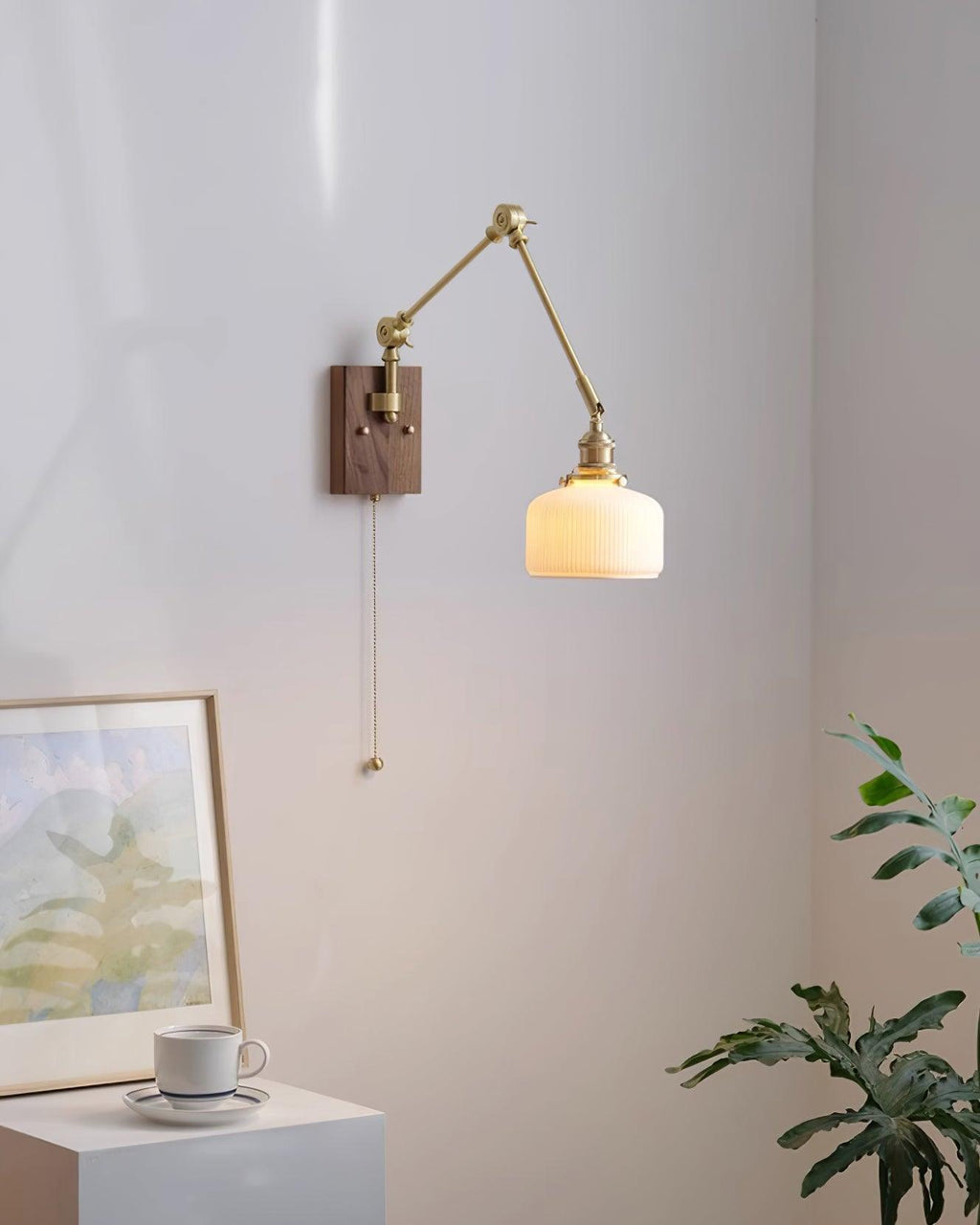 Elia Swing Arm Wall Lamp