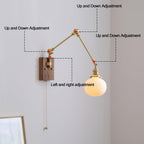 Elia Swing Arm Wall Lamp