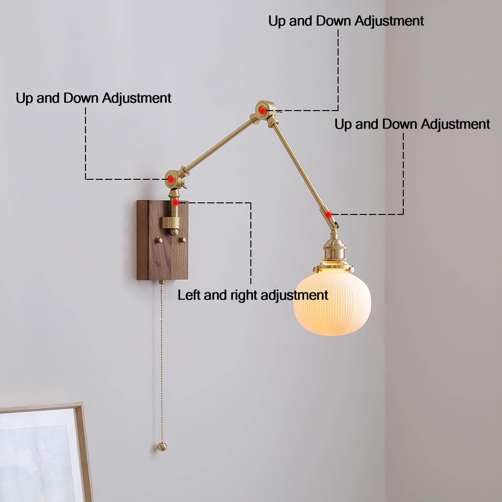 Elia Swing Arm Wall Lamp