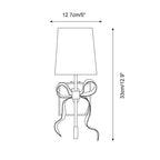 Ellery Gros-Grain Bow Wall Lamp