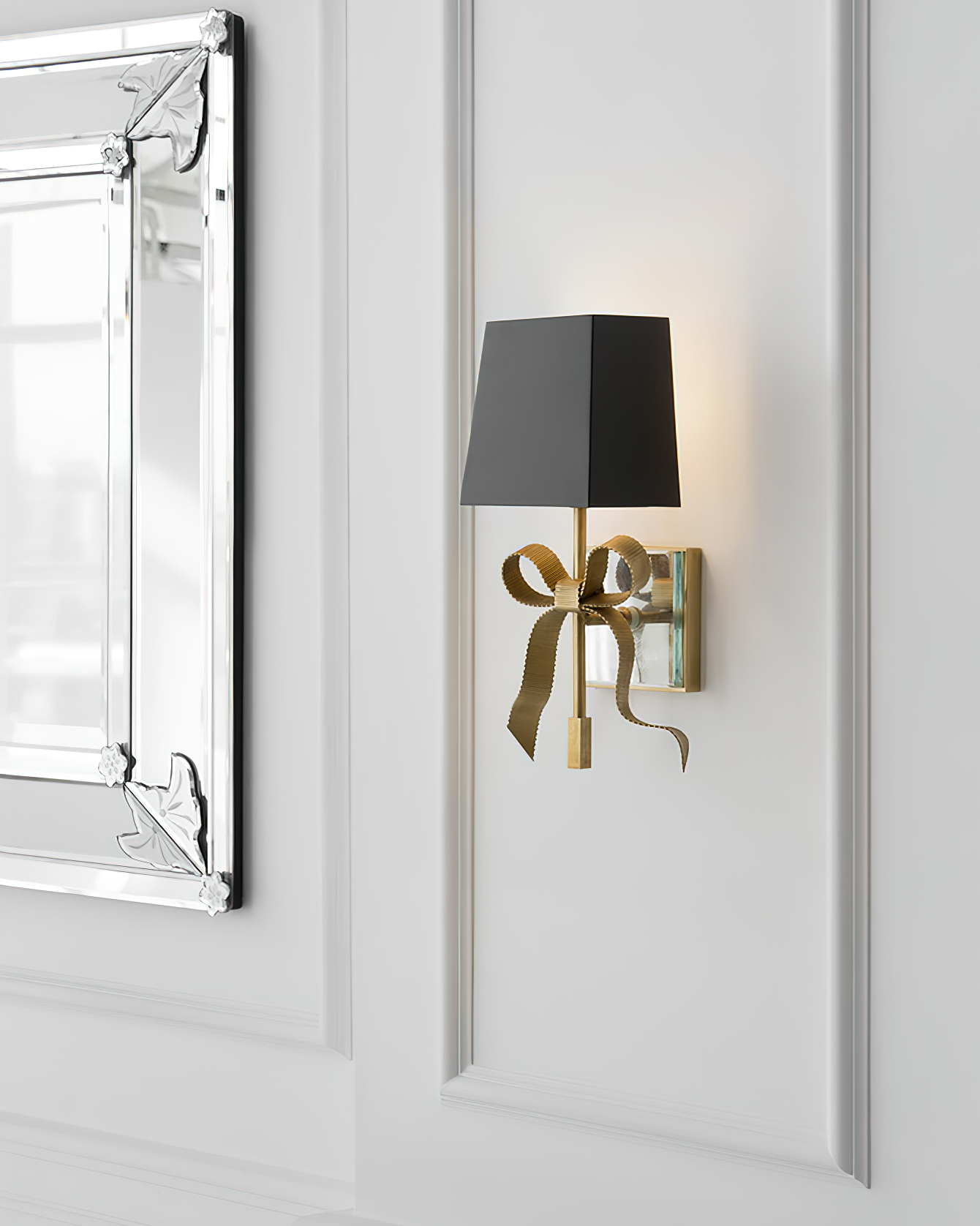 Ellery Gros-Grain Bow Wall Lamp