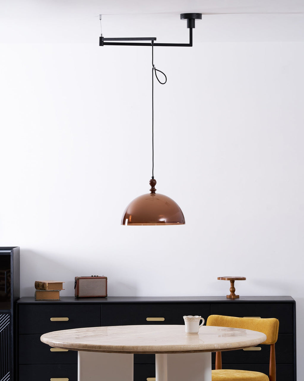 Eloise Swing Arm Pendant Lamp