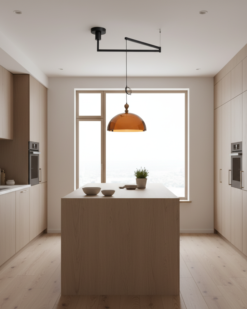 Eloise Swing Arm Pendant Lamp