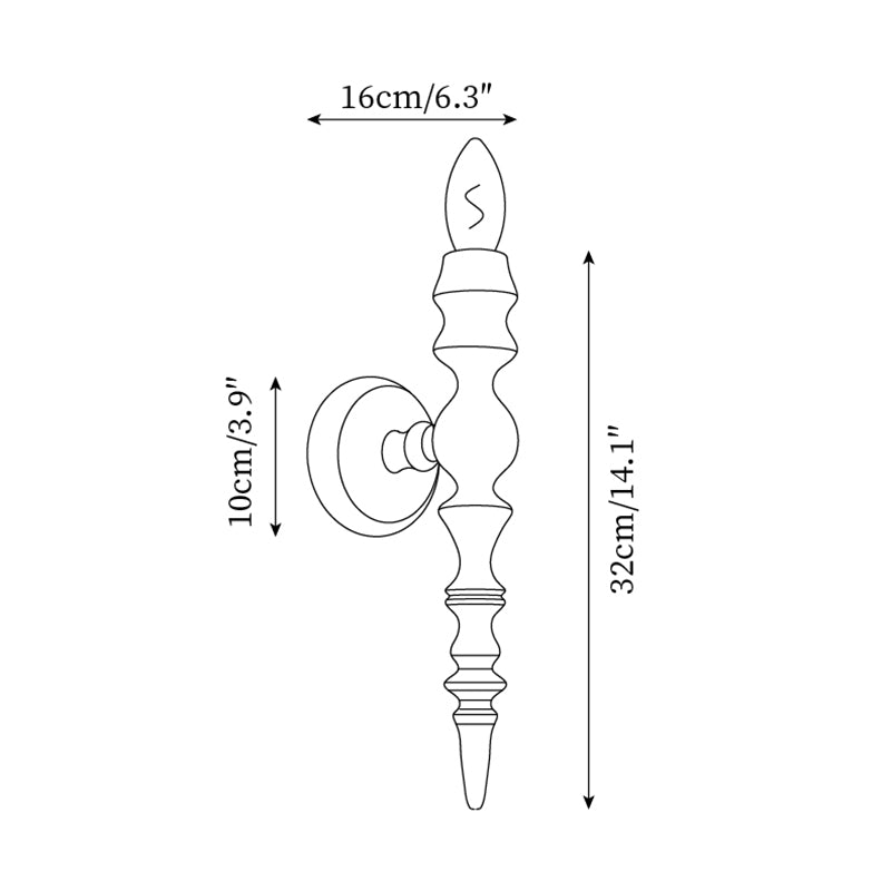 Eloise Wood Wall Lamp