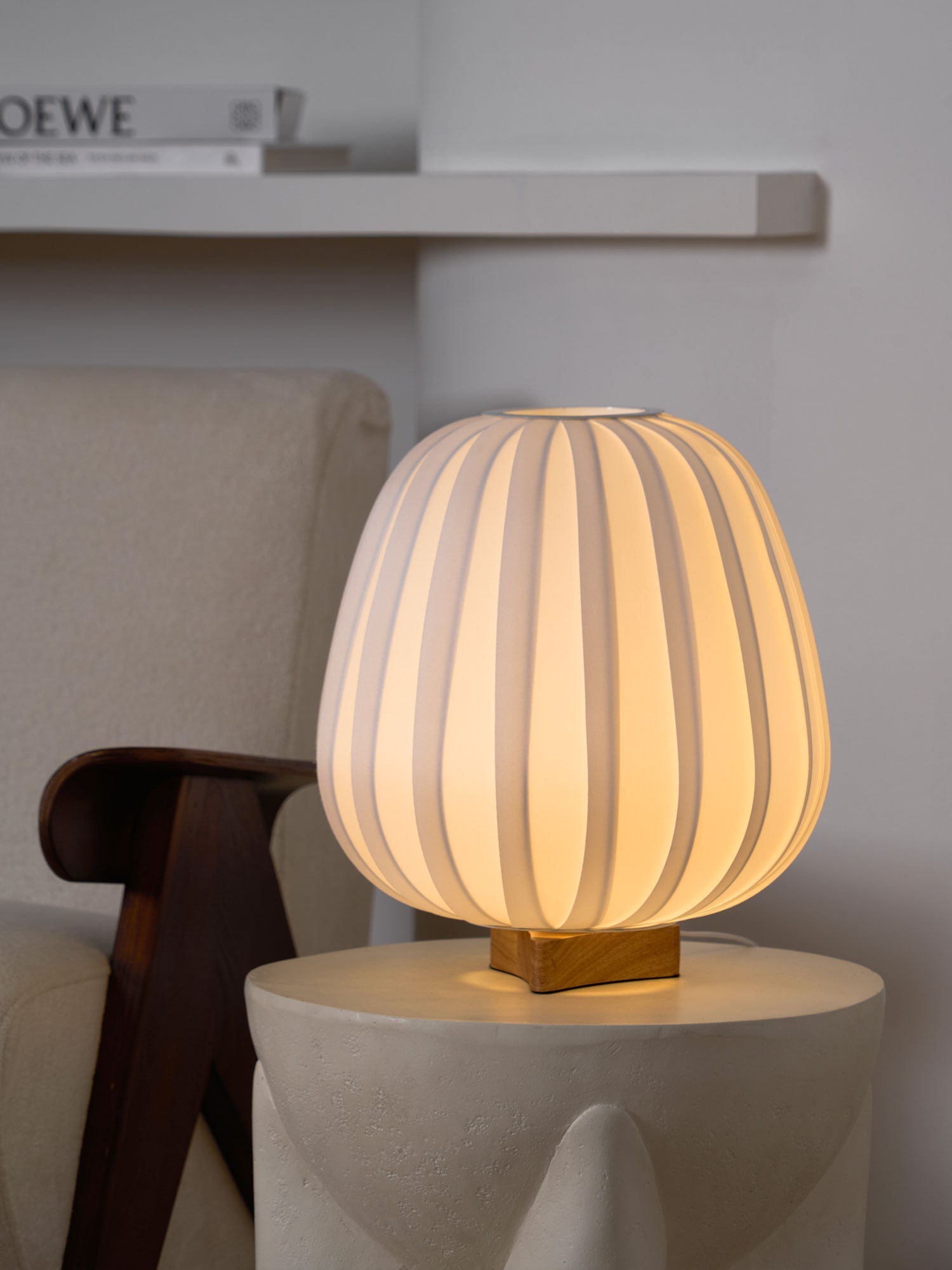Fabric Minimalist Table Lamp