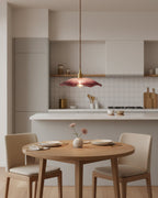 Flower Glass Plug In Pendant Lamp