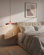 Flower Glass Plug In Pendant Lamp