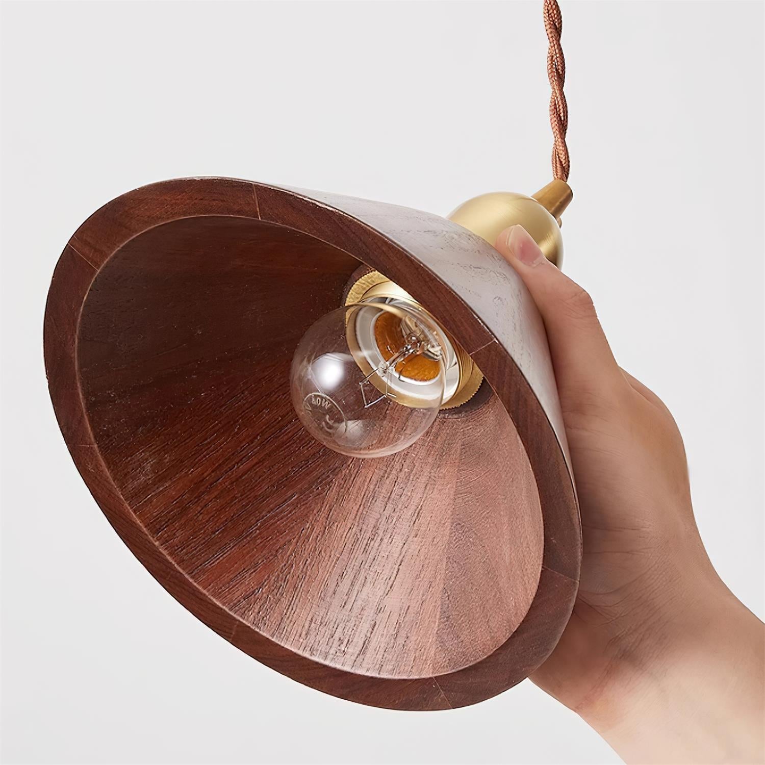 Rosie Wood Pendant Lamp