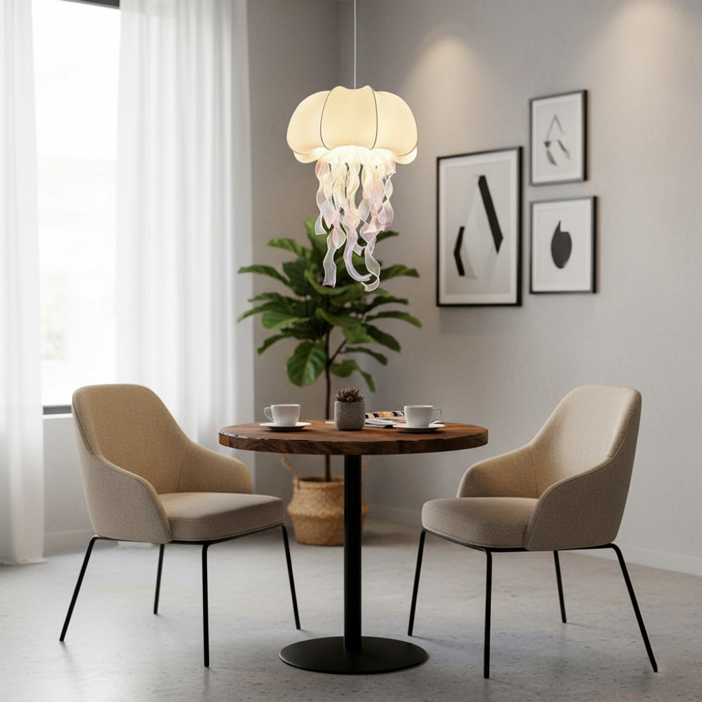 Jellyfish Fabric Pendant Lamp