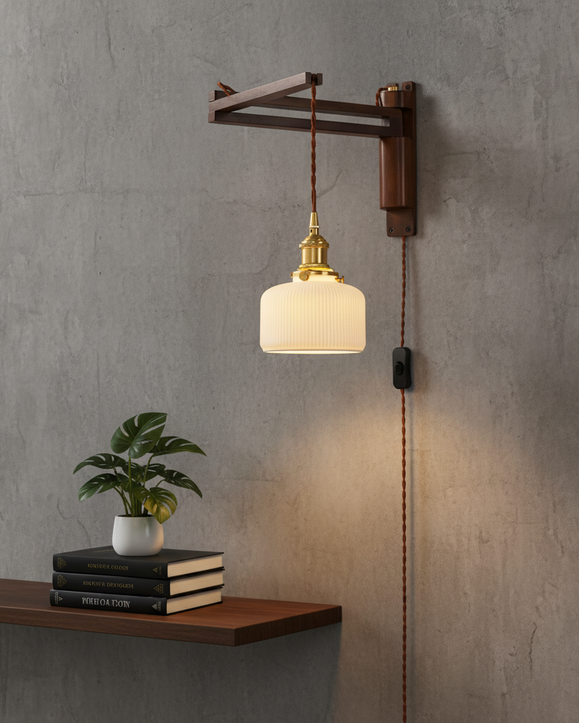 Vintage Maria Plug In Wall Lamp