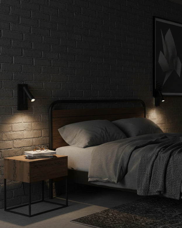 Micro Square Switched Sconce