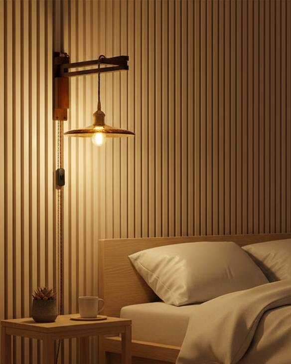 Vintage Maria Plug In Wall Lamp