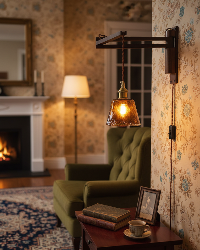 Vintage Maria Plug In Wall Lamp